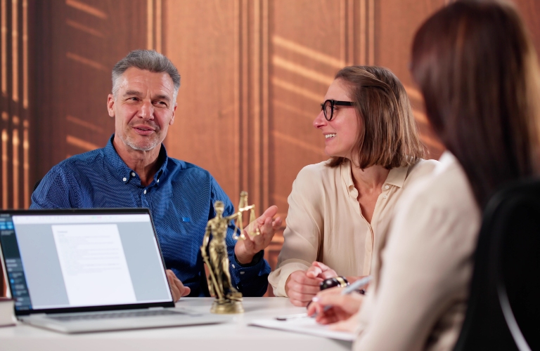 Family Estate Planning Meeting With Legal Advisor And Customer